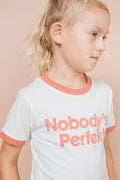 Nobody's Perfekt Shirt for Kids by The Bee and The Fox