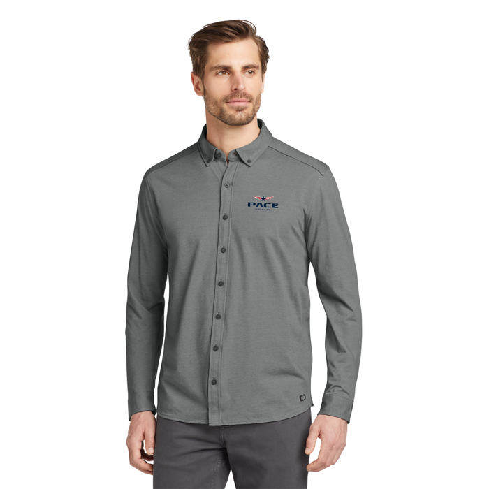 OGIO® Code Stretch Long Sleeve Button-Up