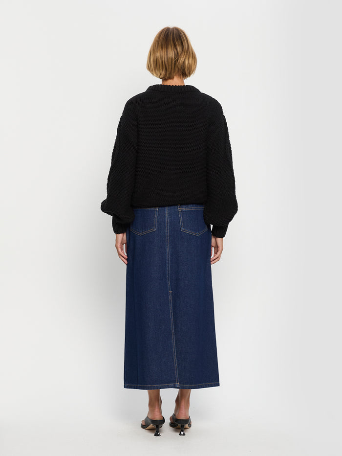 Olesia Knit Sweater - Black