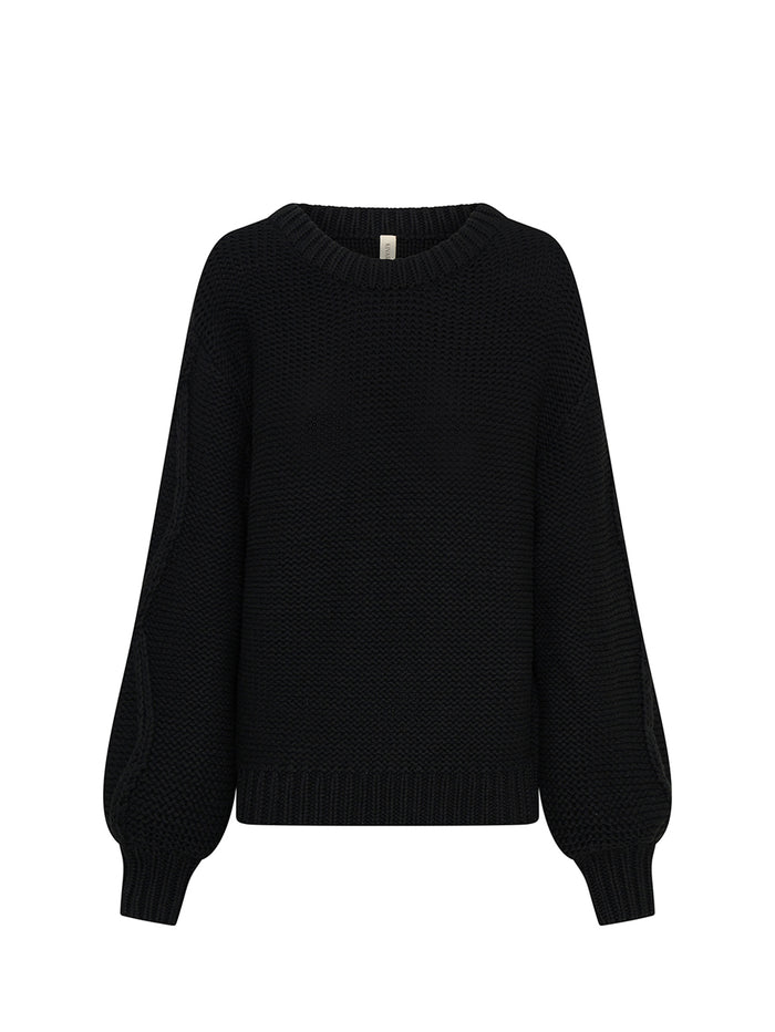 Olesia Knit Sweater - Black