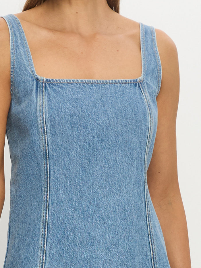 Oriana Denim Dress Detail 04