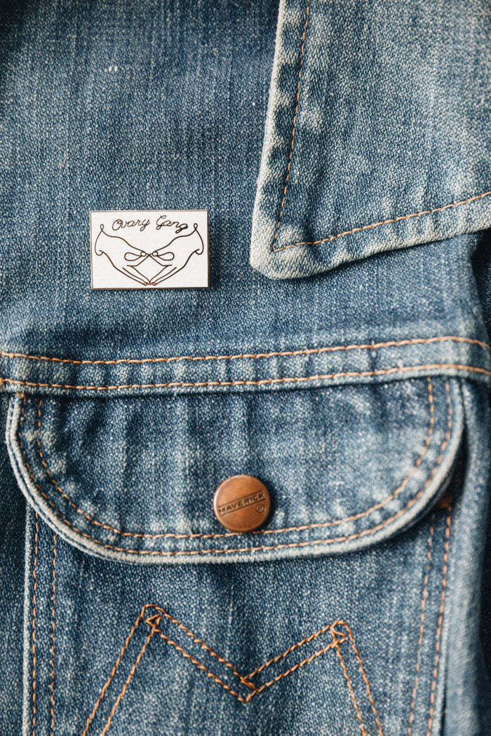 Ovary Gang Enamel Pin by The Bee and The Fox