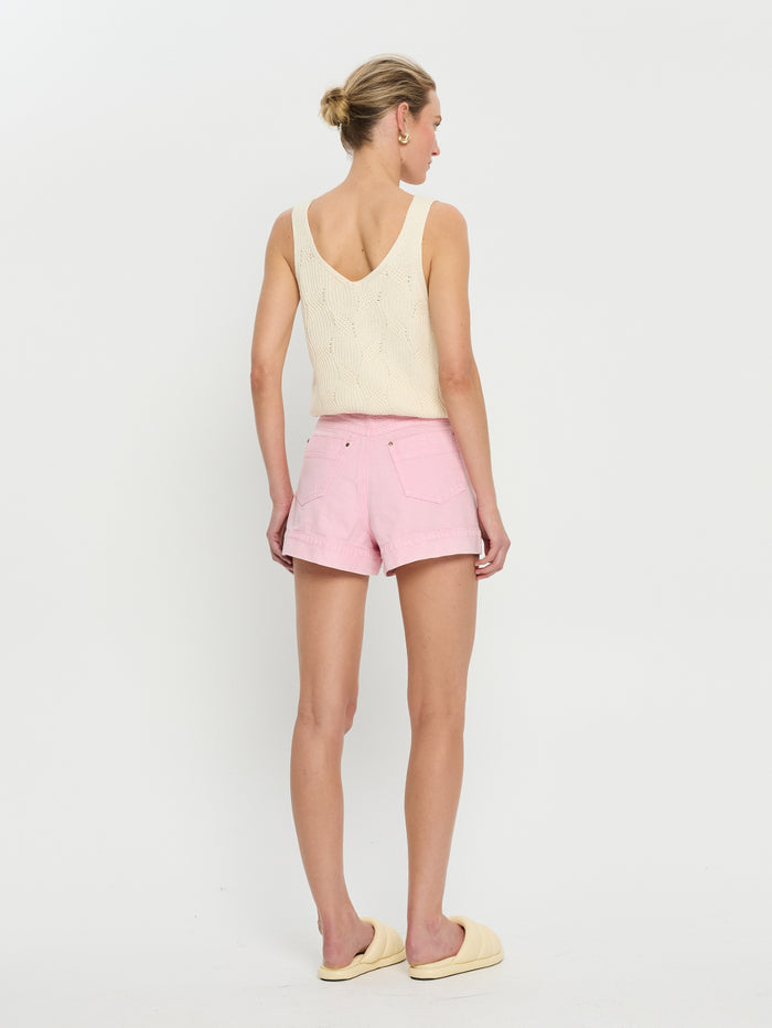Paloma Denim Short Pink
