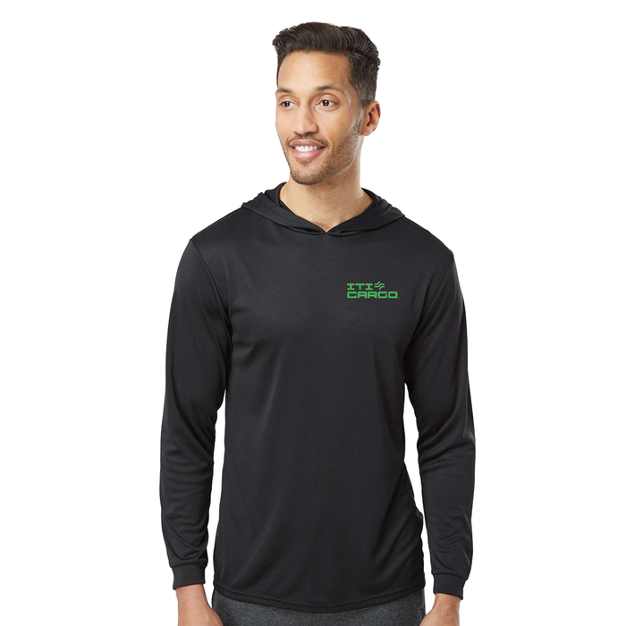 Paragon Unisex Bahama Performance Hooded Long Sleeve T-Shirt