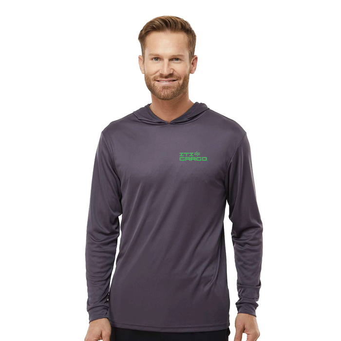 Paragon Unisex Bahama Performance Hooded Long Sleeve T-Shirt