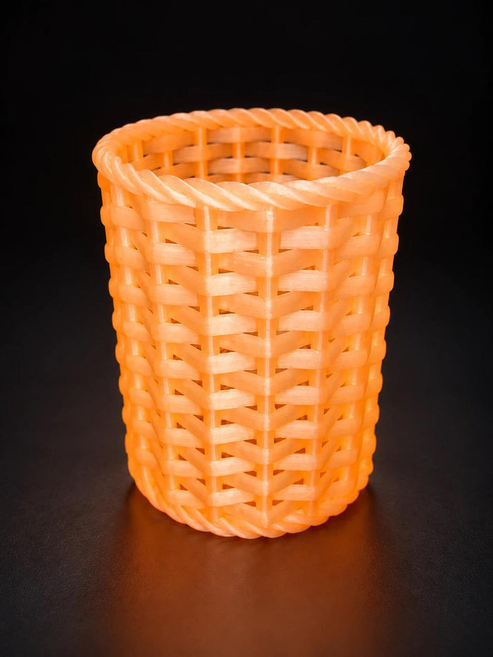Pen Holder - Grow in the dark orange