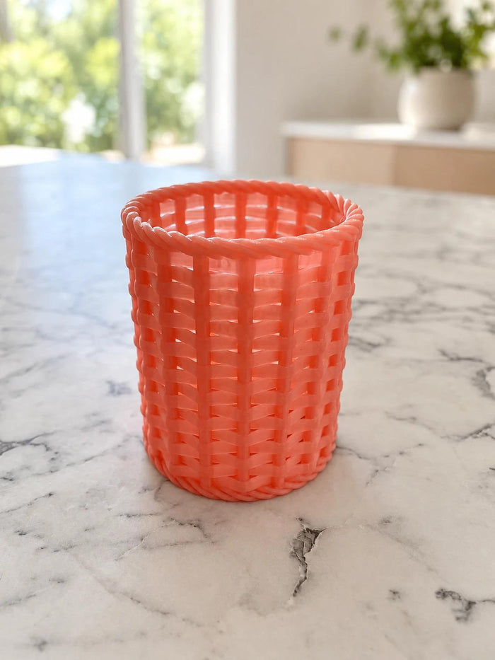 Pen Holder - Grow in the dark orange