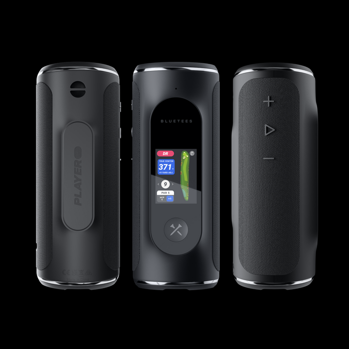 Player Pro GPS Speaker Front, Back and Side View
