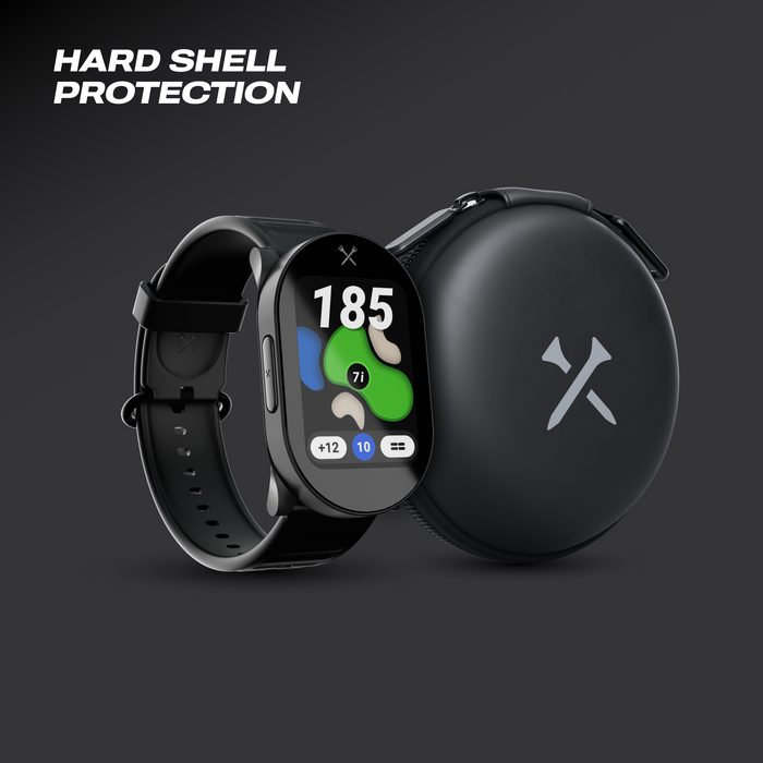PlayMaker+ Watch and Case in Black - By Blue Tees Golf