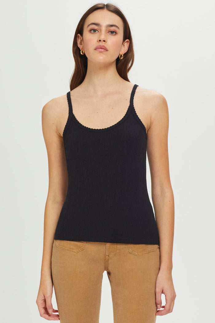 Pointelle Cami - Goldie LeWinter #color_black
