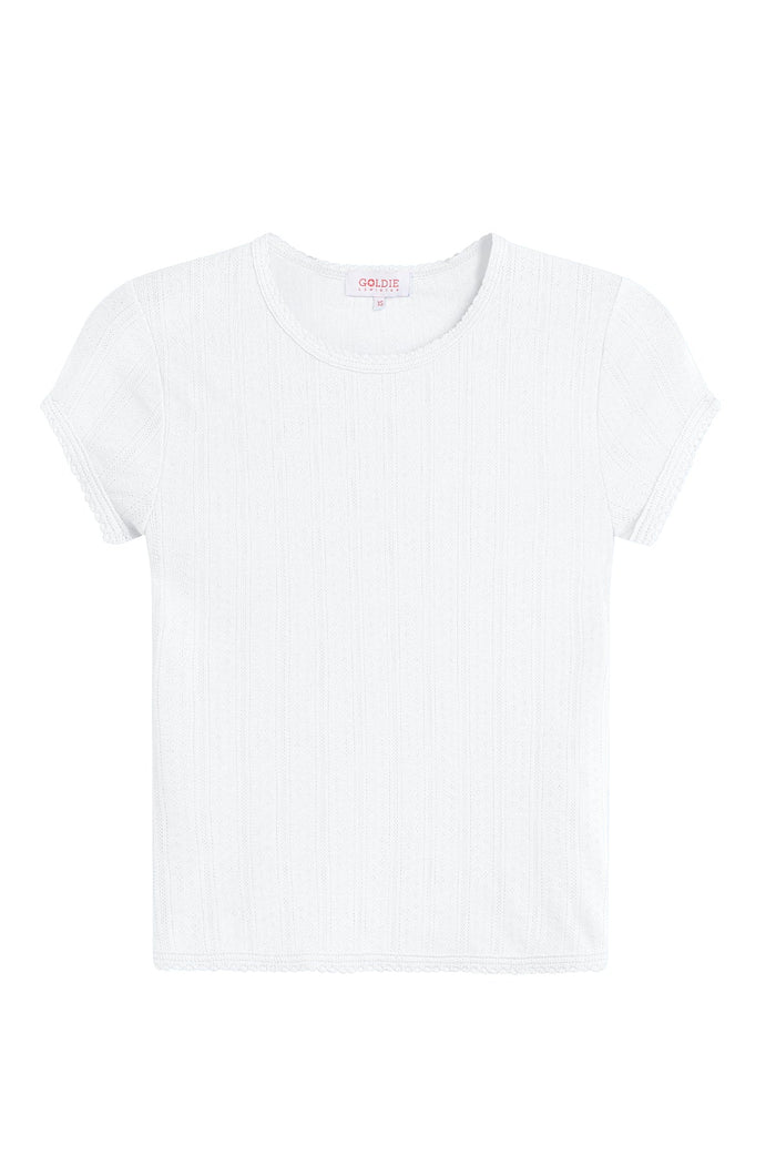 Ellie Baby Tee - Goldie LeWinter #color_white