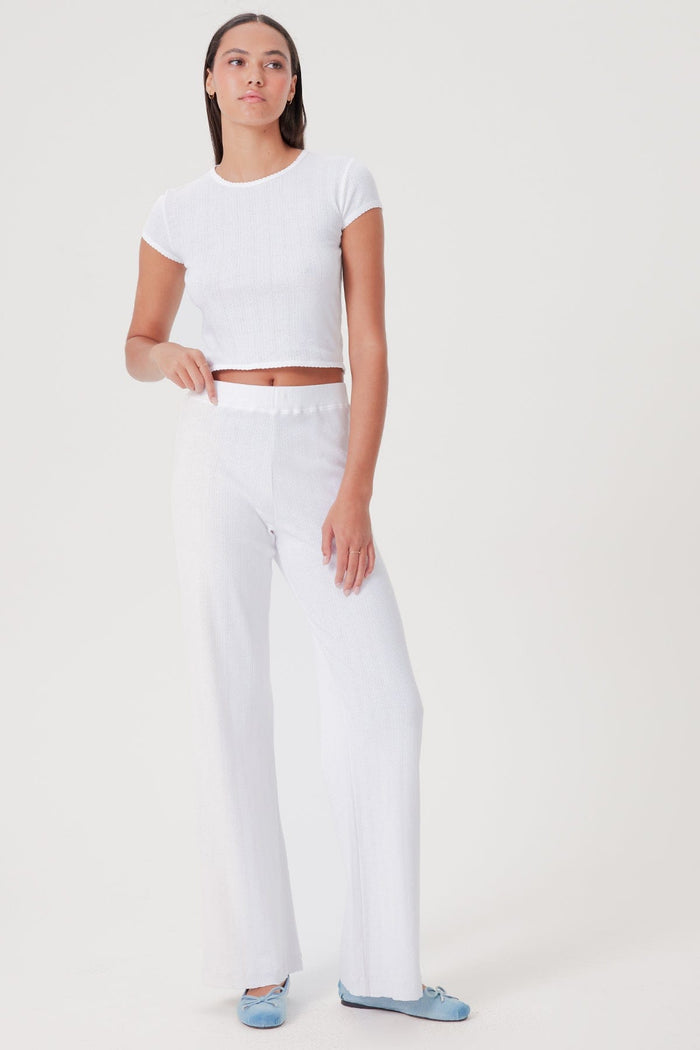 Ellie Flare Pant - Goldie LeWinter #color_white