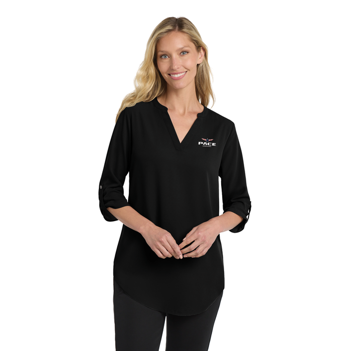 Port Authority® Ladies 3/4-Sleeve Tunic Blouse
