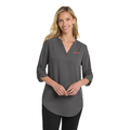 Port Authority® Ladies 3/4-Sleeve Tunic Blouse