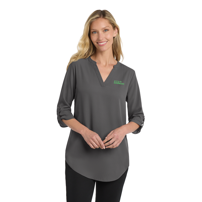 Port Authority® Ladies 3/4-Sleeve Tunic Blouse