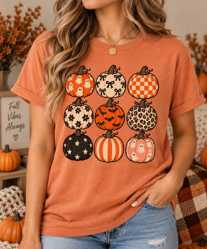 Pumpkin Patch Pattern Tee