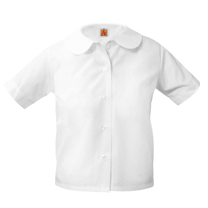 Queen of Apostles Peter Pan Blouse  Short Sleeve