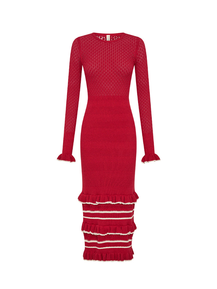 Rafaela-Knit-Midi-Dress-Red-Ghostjpg