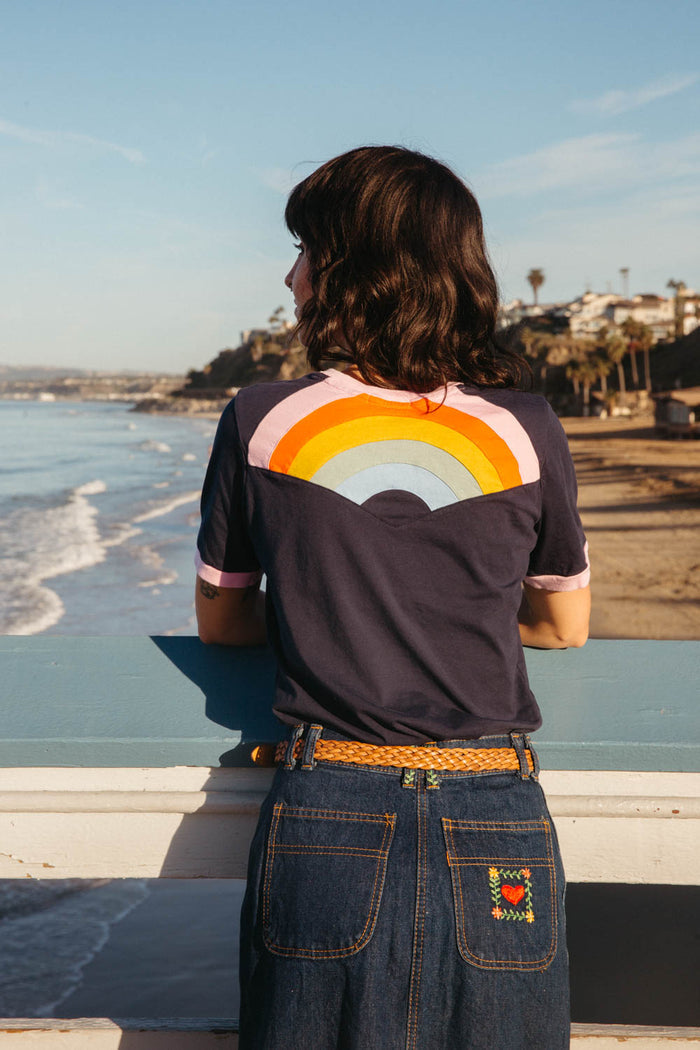 Rainbow Ringer Tee