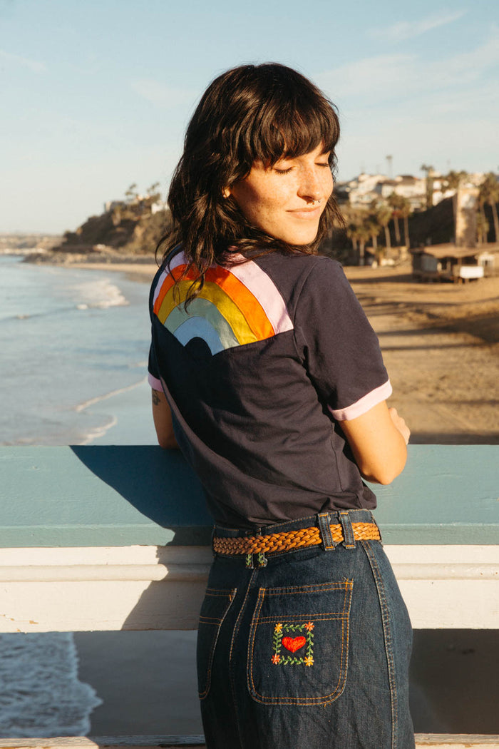 Rainbow Ringer Tee