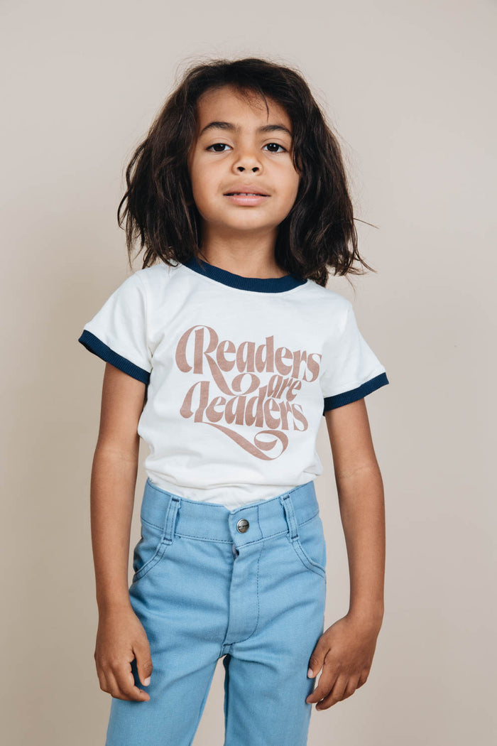 Readers Are Leaders Shirt for Kids by The Bee and The Fox