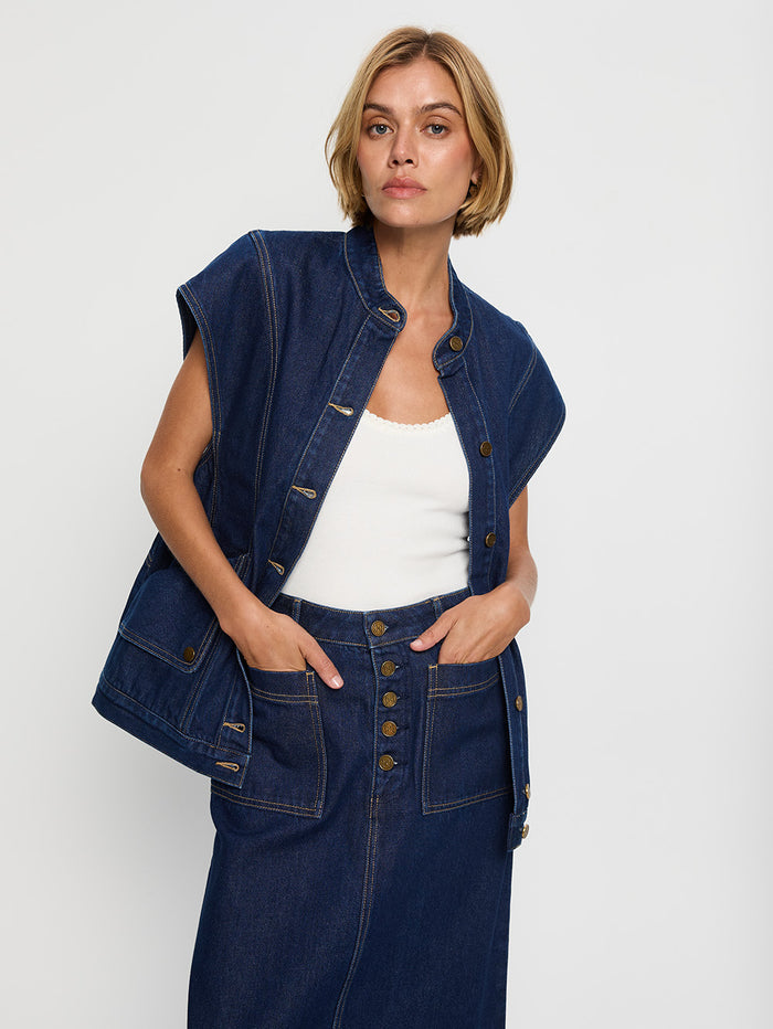 Remi Denim Vest