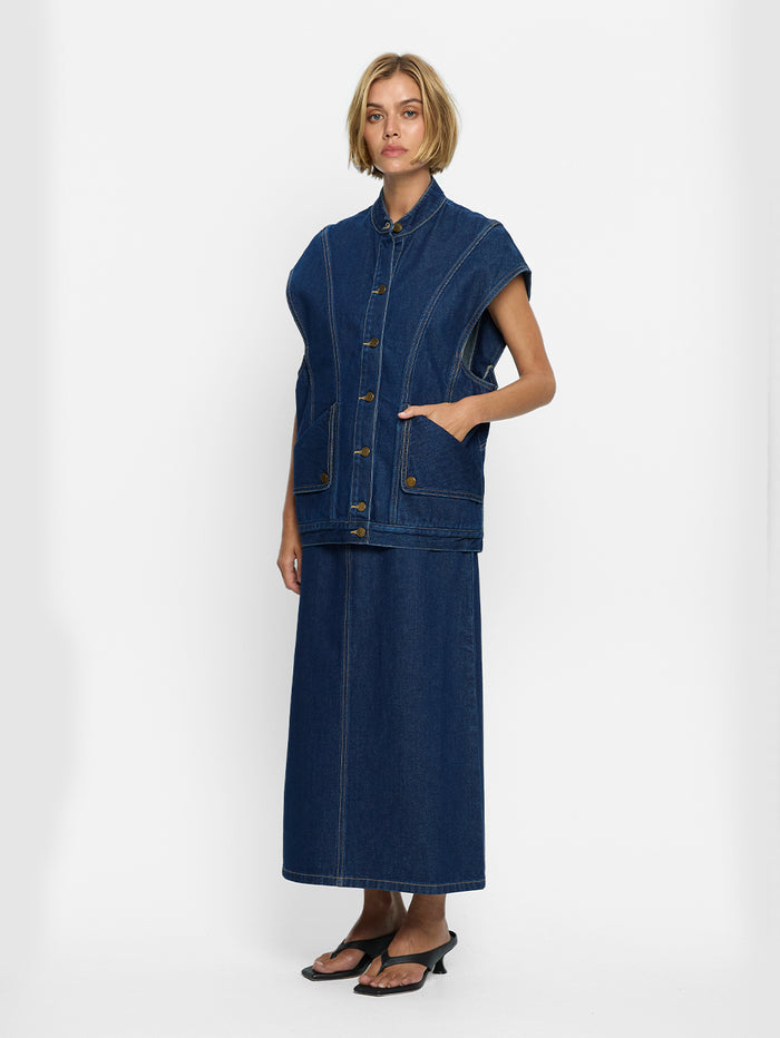 Remi Denim Vest