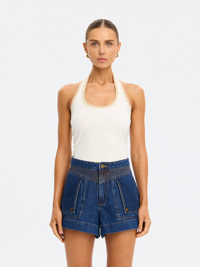 Rhea Halter Top