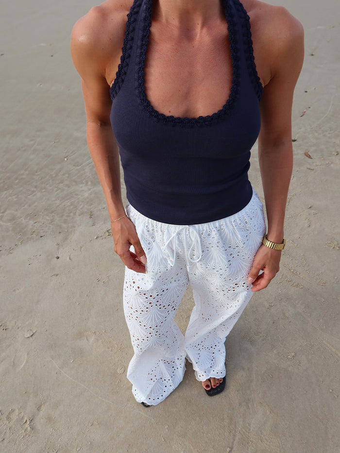 Rhea Halter Top