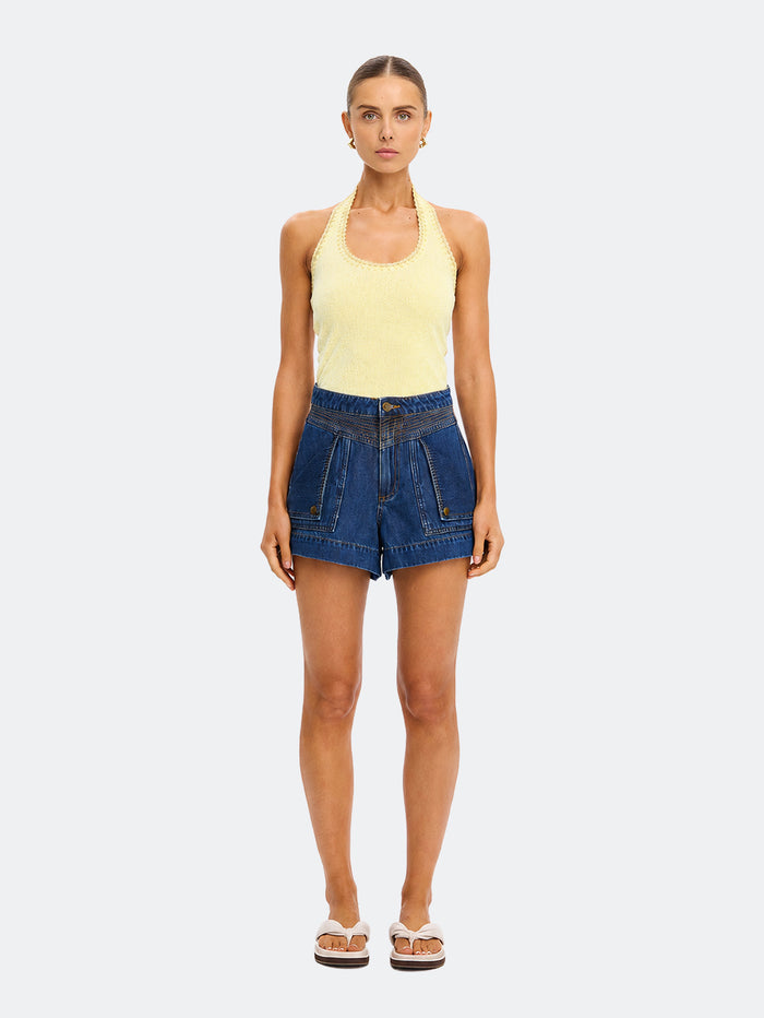 Rhea Halter Top
