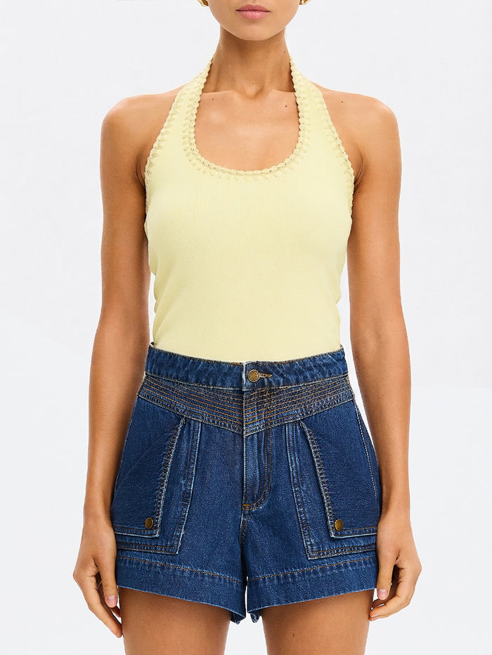 Rhea Halter Top