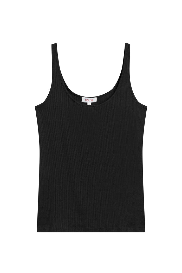 Ribbed Tank - Goldie LeWinter #color_black