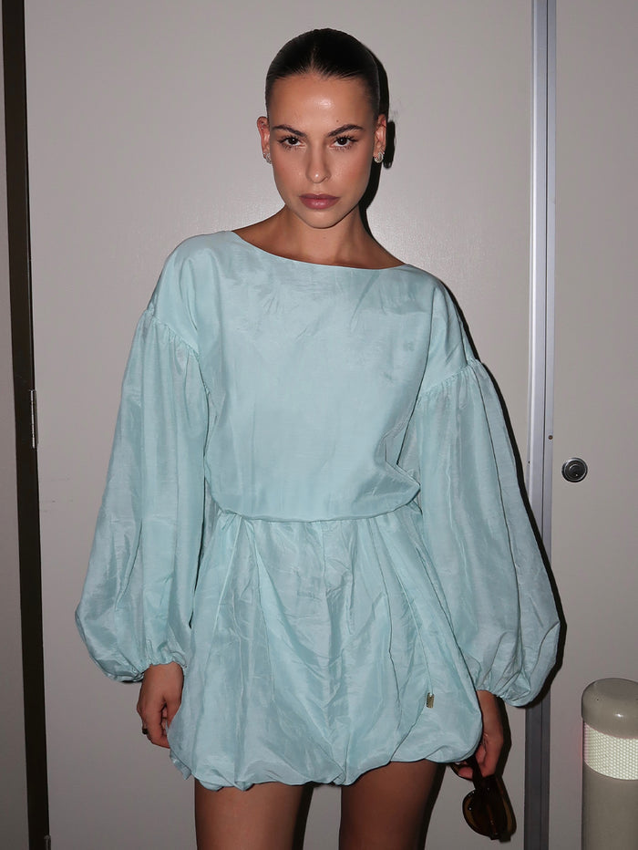 Riley Bubble Hem Mini Dress