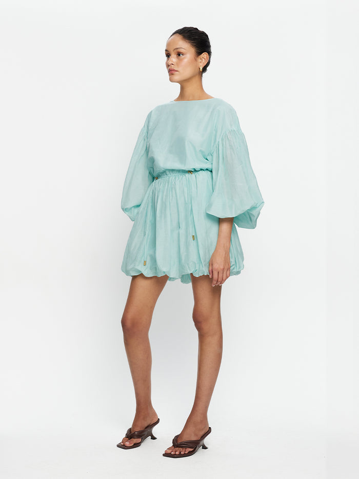 Riley Bubble Hem Mini Dress