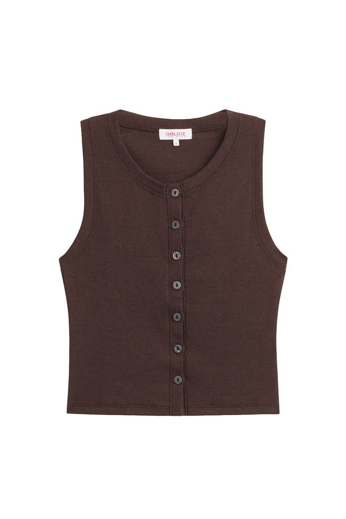 Riley Vest - Goldie LeWinter #color_coffee - limited edition