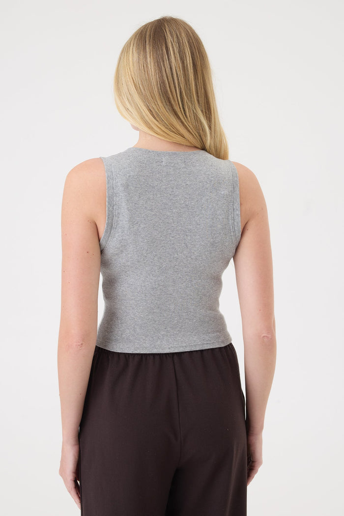 Riley Vest - Goldie LeWinter #color_gray heather