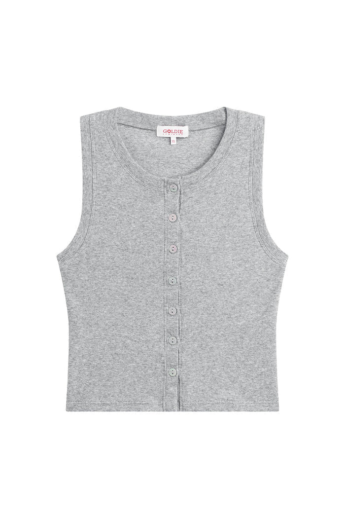 Riley Vest - Goldie LeWinter #color_gray heather