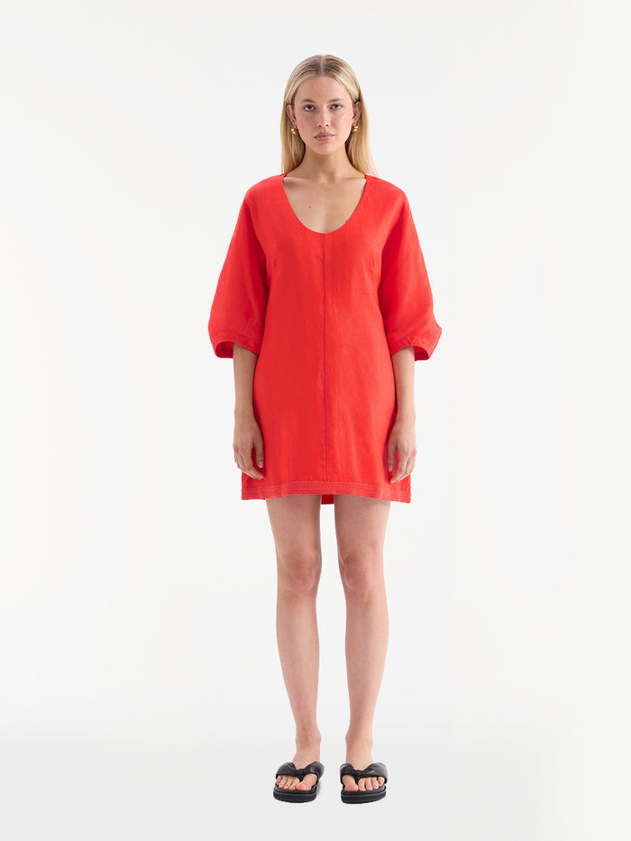 SD338COR-Rosalia-Mini-Dress-coral-01