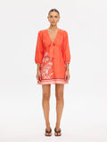 Ruby Tie Front Mini Dress