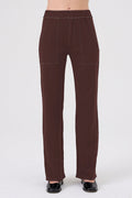 Serena Studio Pant - Goldie LeWinter #color_coffee - limited edition