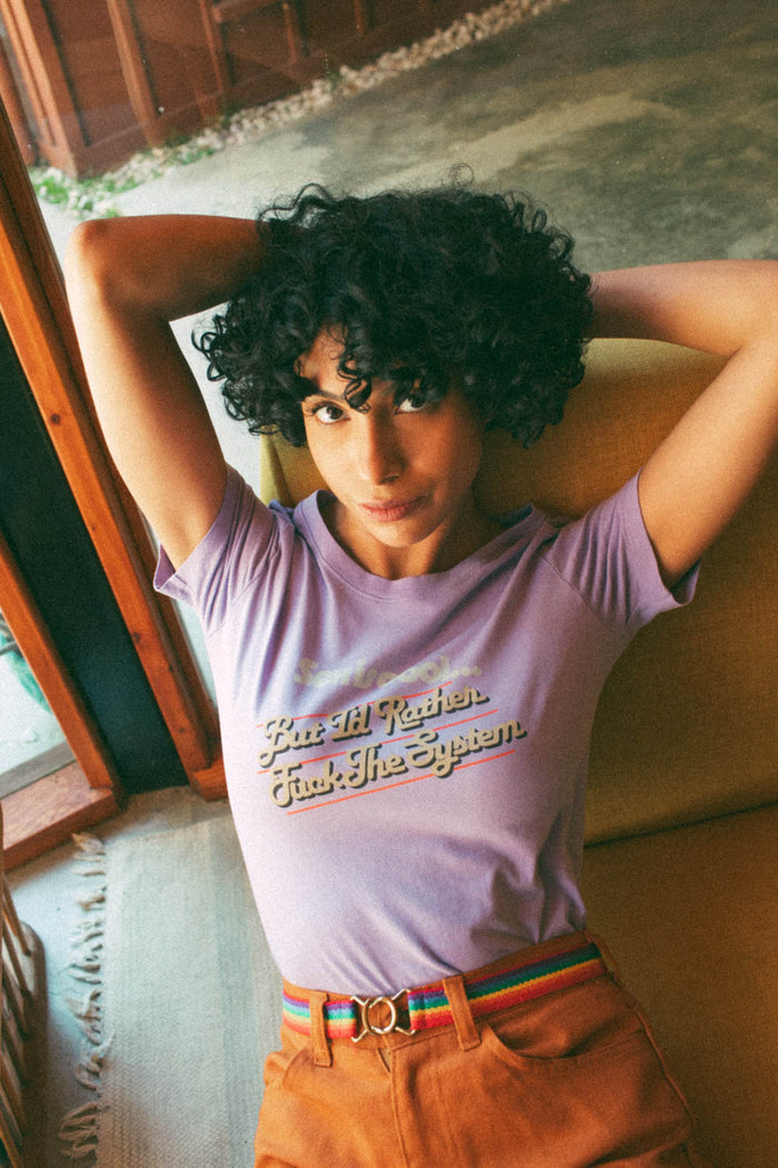 Sex is Cool But I'd Rather Fuck The System | Fitted Crewneck