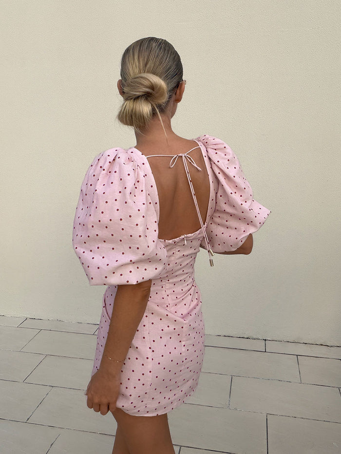 Sia Bubble Sleeve Mini Dress