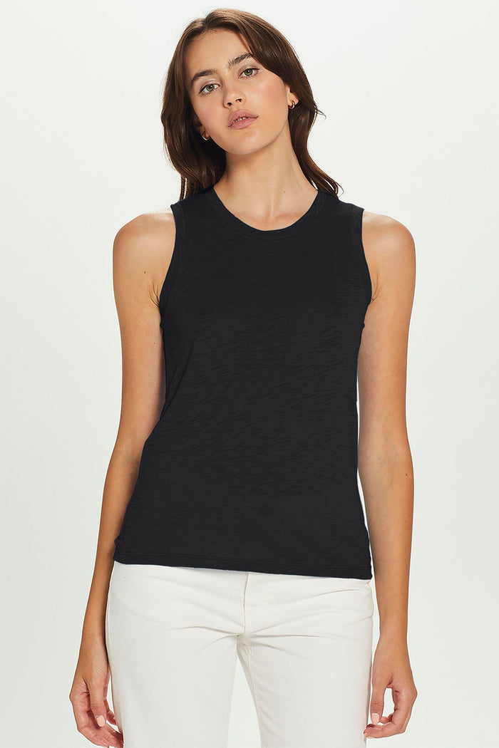 Signature Slub Crew Tank - Goldie LeWinter #color_black