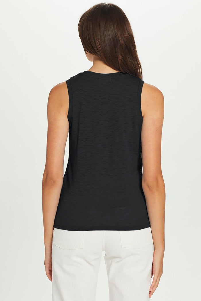 Signature Slub Crew Tank - Goldie LeWinter #color_black