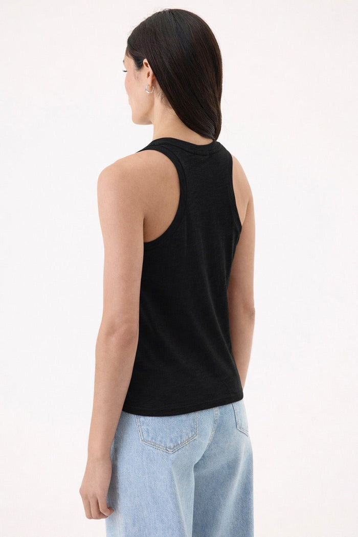 Signature Slub Racerback Tank - Goldie LeWinter #color_black