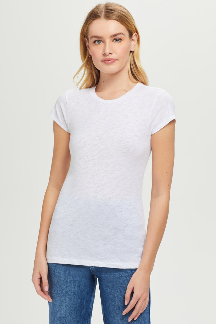 Signature Slub Tee - Goldie LeWinter #color_white