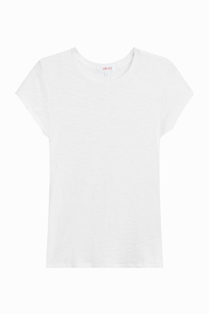 Signature Slub Tee - Goldie LeWinter #color_white