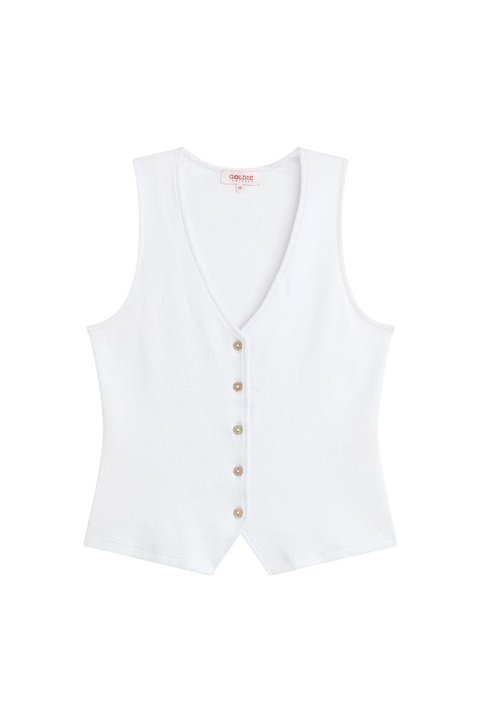 Simone Vest - Goldie LeWinter #color_white
