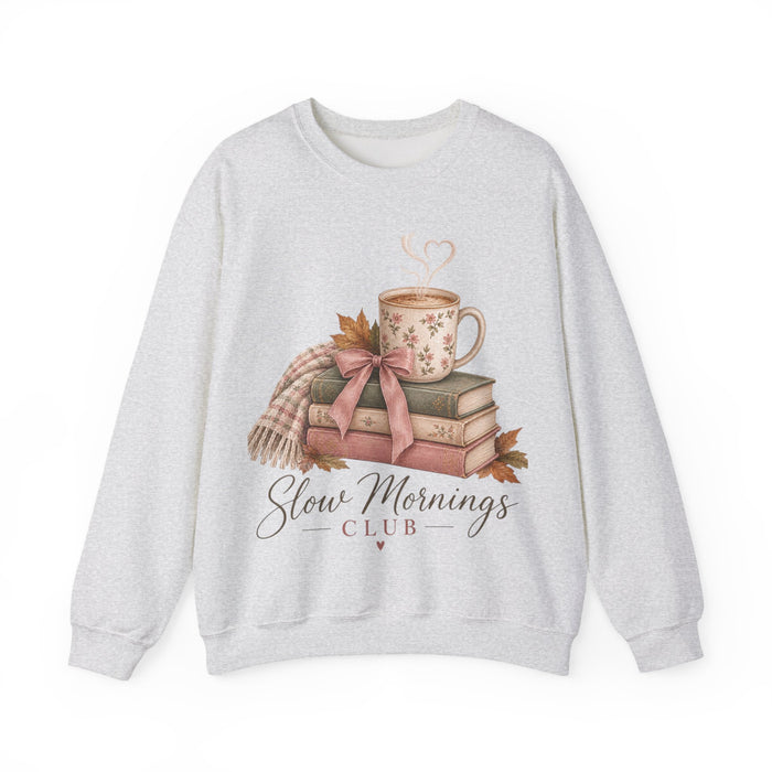 Slow Mornings Club Crewneck Sweatshirt