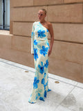 Sophie One Sleeve Maxi Dress